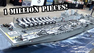 Massive LEGO USS Makin Island Ship by Brickmania (2022 Update)