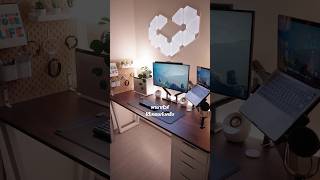 ทัวร์โต๊ะคอมมินิมอล อบอุ่น ใช้ของอะไรบ้าง #จัดโต๊ะคอม #desksetup #desktour #desktouraesthetic