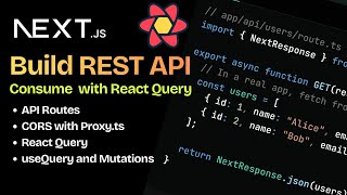 Next.js REST API Tutorial: Build & Consume APIs with React Query | Nextjs Mastery Course #09