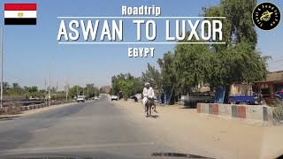 Aswan to Luxor Road trip  🇪🇬 Temple Visit + Food  🇪🇬 Egypt