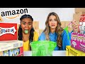 WE ATE THE WEIRDEST FOODS FROM AMAZON!