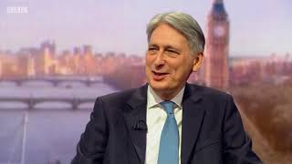 Chancellor Philip Hammond discusses Brexit on The Andrew Marr Show