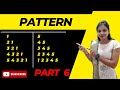 Pattern in java | Triangle  pattern | Number Pattern | Pattern by using nested loop | Pattern Part 6