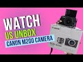 Unboxing a Canon M200 Camera | BEST BUDGET Mirrorless Camera for Beginners