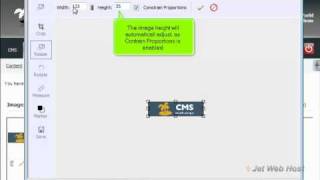How to resize an image via image manager in CMS Made Simple