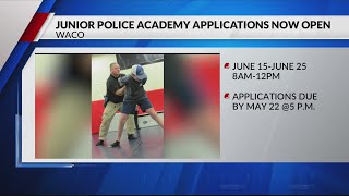 Applications open for Waco PD's Junior Police Academy