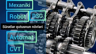 Mexanika | variator CVT | avtomat | DSG | robot suret qutulari