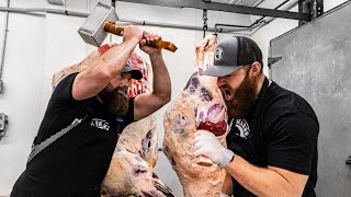 The Bearded Butchers Cook a Thor's Hammer Beef Shank: The Ultimate Barbecue Challenge