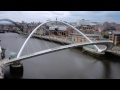 Gateshead Millenium Bridge - Tilt-shift time-lapse