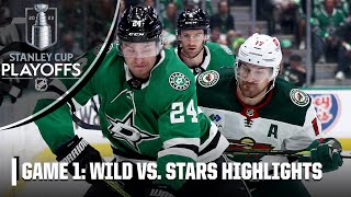 Minnesota Wild vs. Dallas Stars: First Round, Gm 1 | Full Game Highlights