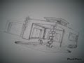 How to draw a modern house 2