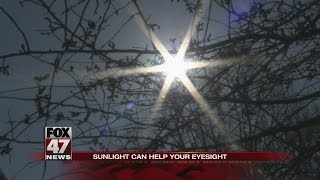 Sunlight can help your eyesight