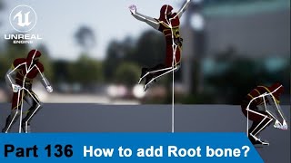 How to add Root bone to Mixamo characters with maya - UE4 Tutorials #136