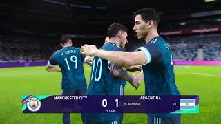 Manchester City vs Argentina eFootball PES 2021 SEASON UPDATE_20210324114011#Online
