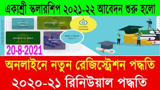 Aikyashree Scholarship 2021-22 || Online New Student Registration || Online Application Renewal ||