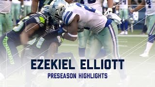Ezekiel Elliott Highlights vs Seahawks | Every Run from 2016 Preseason Week 3