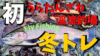 初めての裏丹沢渓流釣り場で冬トレ！