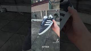 Adidas Gazelle - #adidas #dublin #sneakercleaning #reshoevn8r #crepprotect #restoration #cleaning