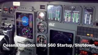 Cessna Citation Ultra 560 Startup/Shutdown