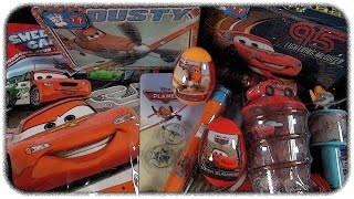 ✪✪ Disney Cars & Planes ✪✪ Surprise Egg & Bag & Lunchbox & Candy Toys [Mega Unboxing]