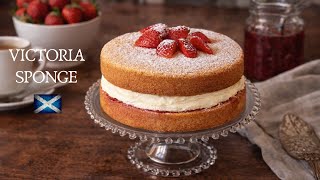 Classic Victoria Sponge Cake 🍰 Recipe & Cook with me
