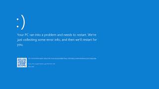 windows 10 blue screen error