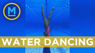 This woman can do some remarkable dance moves underwater | Your Morning