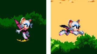 Rouge The Bat In Sonic Mania! - Sonic Mania Mods