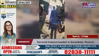 Terrorist hideout busted in Surankote, Poonch