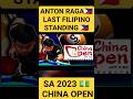 Anton Raga, the Last Filipino Standing sa 2023 China 9ball Open. #antonraga