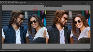 Professional Quality Vibrant Couples Portrait Photo Retouching in Silkypix Developer Studio Pro 10