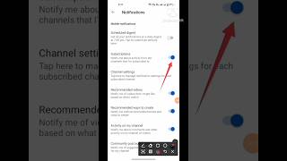 How to OFF YouTube Subscription notifications #shorts