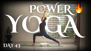 Day 43 Power Yoga Challenge 🔥 | 45 Days Transformation Begins