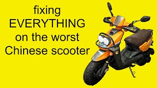 How to fix EVERYTHING on a 150cc GY6 Chinese scooter 2014 Tao Tao BWS (Yamaha Zuma clone)