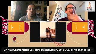 Miami Heat: Norris Cole on UD, Heat-Hawks (Five on the Floor)