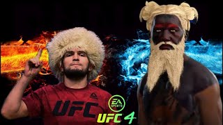 Khabib Nurmagomedov vs. Tribe Leopard - EA SPORTS UFC 4 - CPU vs CPU