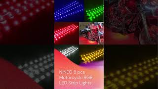 NINEO 8 pcs Motorcycle RGB LED Strip Lights Category in Shopyfest.ca