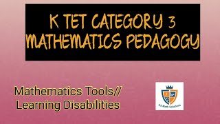 K TET category3 Mathematics Pedagogy/learning disabilities/Mathematics tools part 18