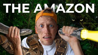 I Survived 24 HOURS in The Amazon Jungle!