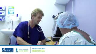 Your guide to hip replacement surgery - 10 - Anaesthesia
