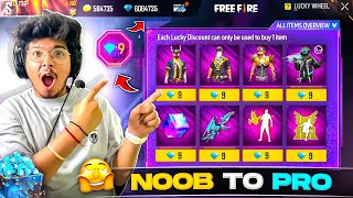 Free Fire Challenging Ritik To Make NOOB ID PRO IN 10mins😍💎 10,000Diamonds -Garena Free Fire