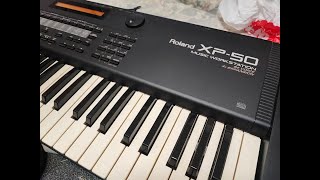 Roland XP-50 demo play (no talking. no edit)