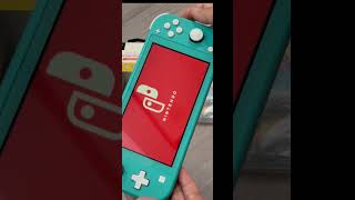Nintendo Switch Lite Turquoise  #unboxing #nintendo #turquoise #gift #giftideas