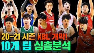 드디어 20-21시즌 KBL 개막! 6강 플레이오프에 진출할 팀 벌써 예언해보겠습니다… (feat. 국가대표의 예측?) l 농알못 곰PD