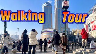 [4K] WALKING TOUR IN HARBIN CITY - CHINA.  EXPLORE GOOD ENVIRONMENT