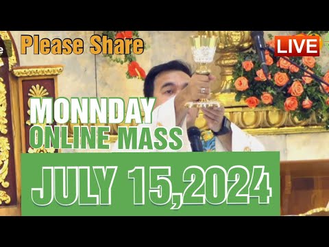 QUIAPO CHURCH LIVE MASS TODAY REV FR DOUGLAS BADONG JULY 15,2024