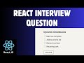 React Interview Question: Dynamic Checkboxes