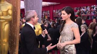 82nd Oscar Academy Awards Red Carpet Video---Sandra Bullock