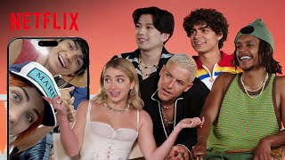 The One Piece Cast Shows Us What's on their Phones | Netflix