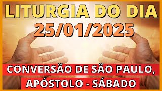 evangelho do dia 25/01/2025 - liturgia diária - salmo do dia 🙏🙏🙏